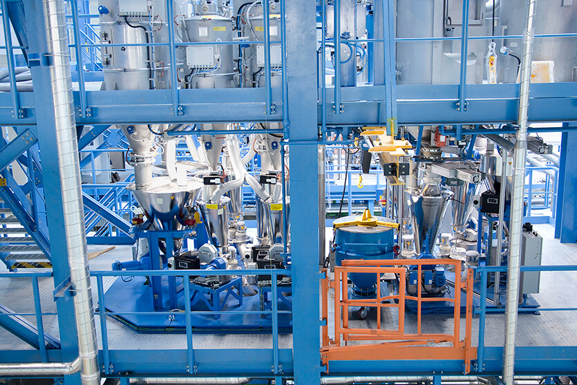 Coperion BASF schlüsselfertige Anlage