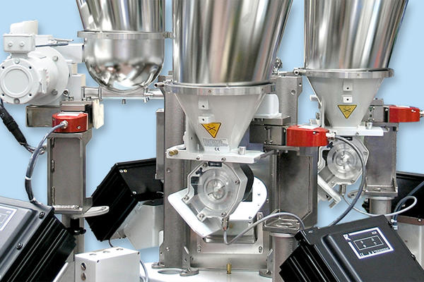 Coperion K-Tron K4G feeding and blending station
