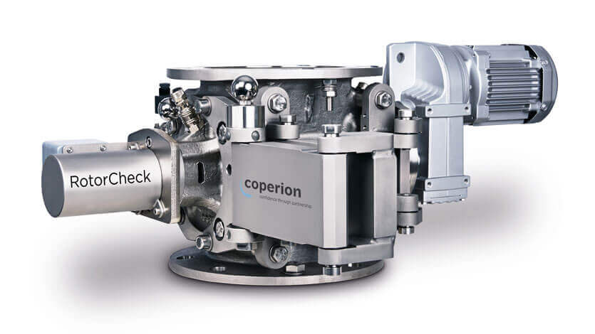 Coperion Rotary Valve with RotorCheck Contact Monitoring System